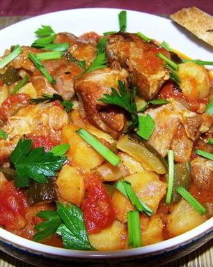 Азу из свинины в мультиварке