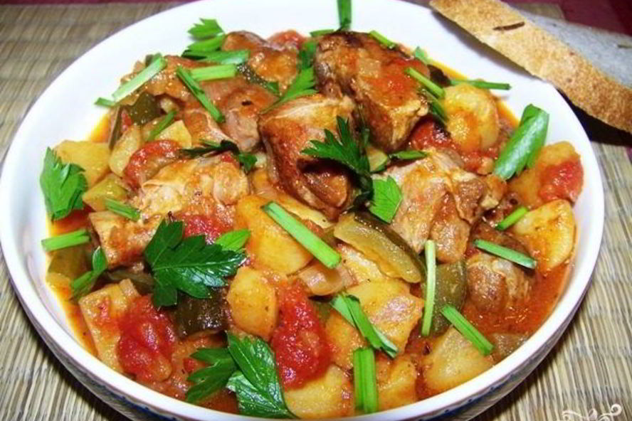 Рецепт азу из свинины в мультиварке