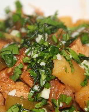 Азу по-татарски со свининой