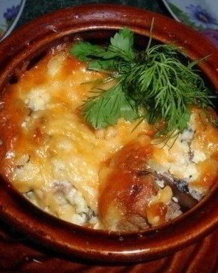 Азу по-татарски в горшочке