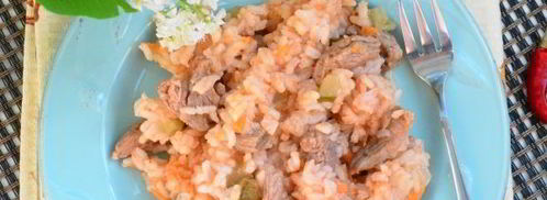 азу с рисом. Шаг 11