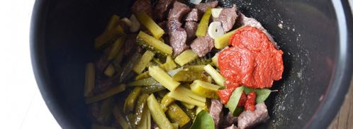 азу в мультиварке по-татарски. Шаг 7