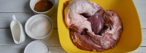 бастурма из свинины. Шаг 4