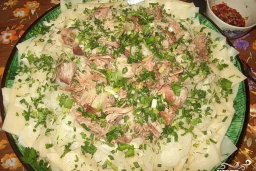 Рецепт бешбармака из говядины