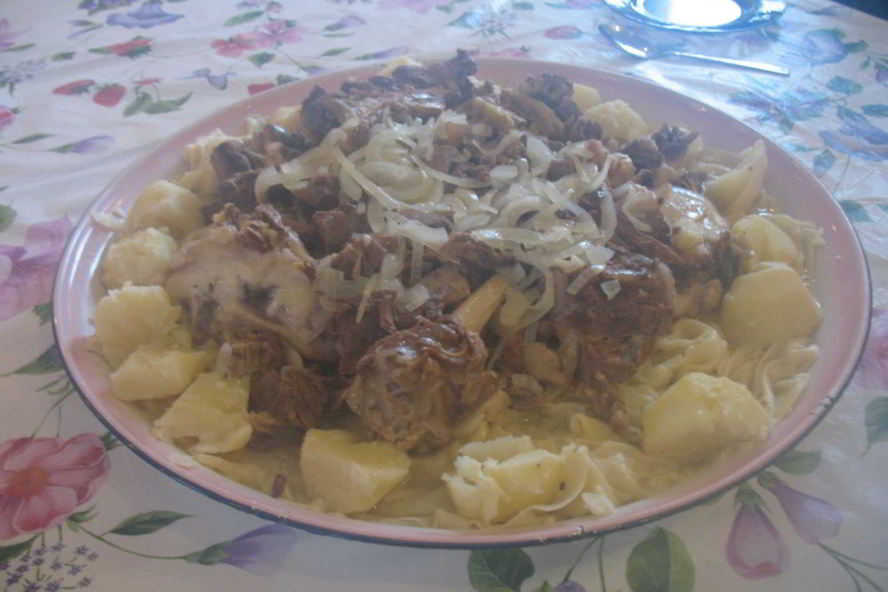 Рецепт бешбармака из утки