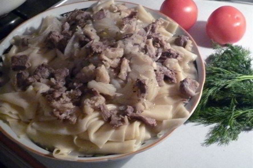 Рецепт бешбармака с бараниной