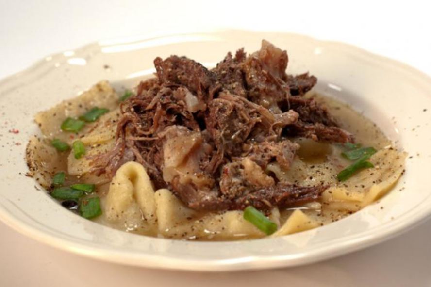 Рецепт бешбармака с кисломолочным продуктом