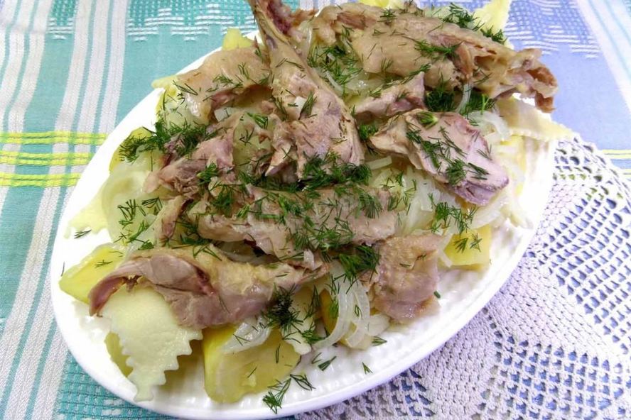 Рецепт бешбармака с мясом индейки по-русски