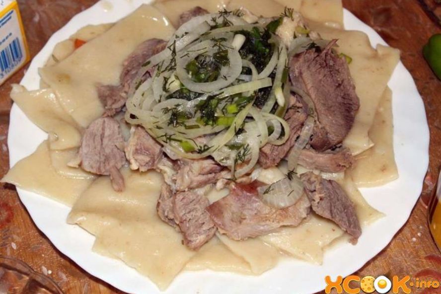 Рецепт бешбармака в мультиварке