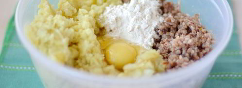 биточки из картофеля и гречки. Шаг 5