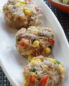 Биточки из крабового мяса