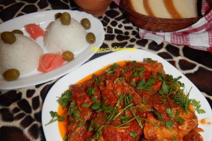 Рецепт чахохбили из курицы по-батумски