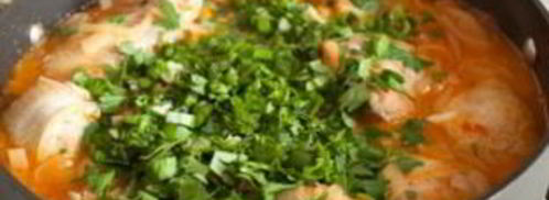 чахохбили из курицы с помидорами. Шаг 8