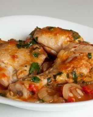 Чахохбили из тушеной курицы