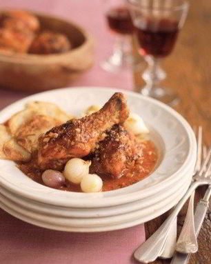 Чахохбили с белым вином