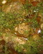 Чахохбили с грецким орехом