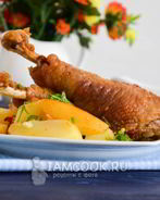 Чахохбили с картошкой в духовке