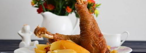 чахохбили с картошкой в духовке. Шаг 17