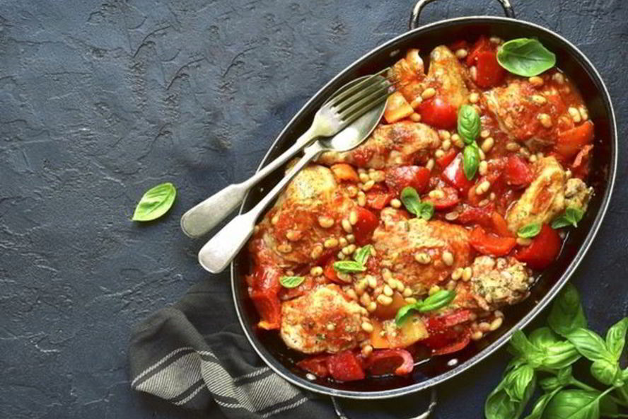 Рецепт чахохбили с курицей и болгарским перцем