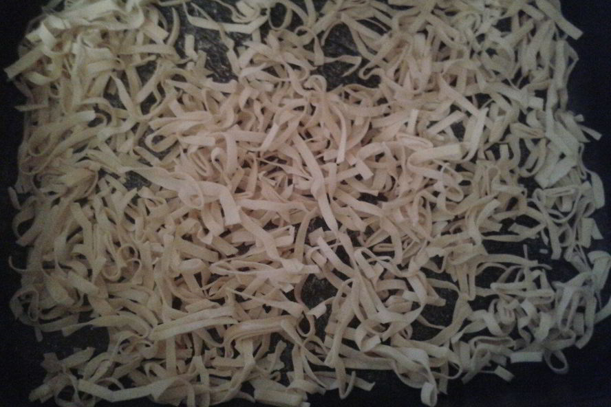 Рецепт домашней яичной лапши