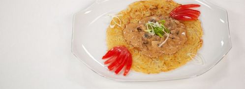 драник с грибным соусом. Шаг 7