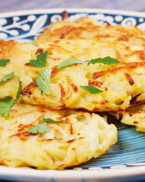 Драники из кабачков с сыром