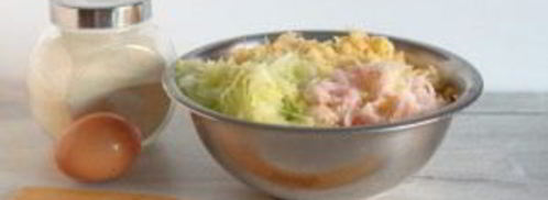 драники из картофеля, кабачка и яблока. Шаг 3