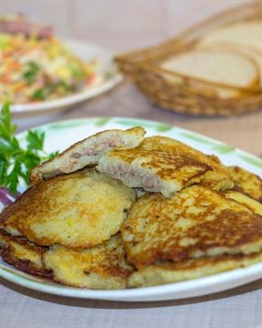 Драники картофельные с фаршем
