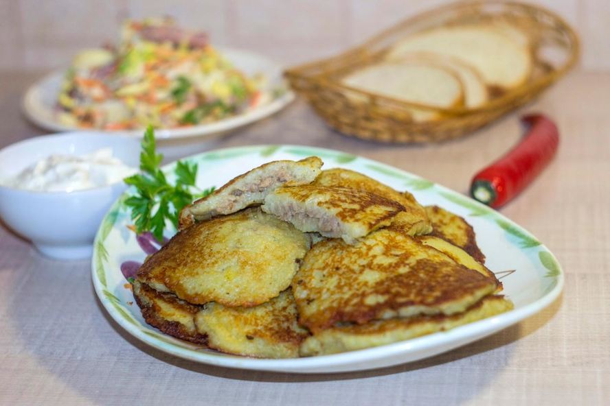 Рецепт драников картофельных с фаршем