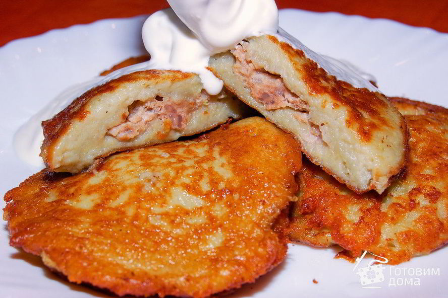Рецепт драников с фаршем