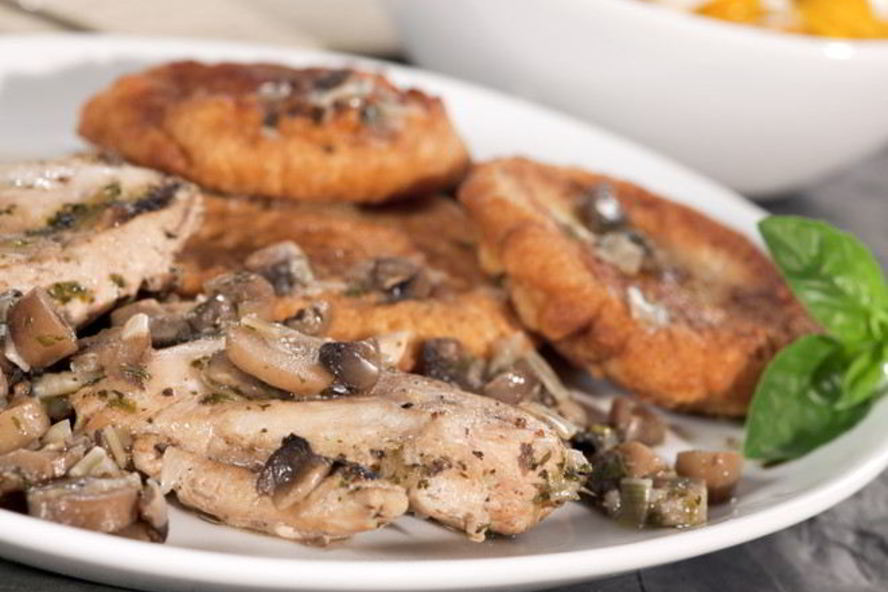 Рецепт драников с грибами