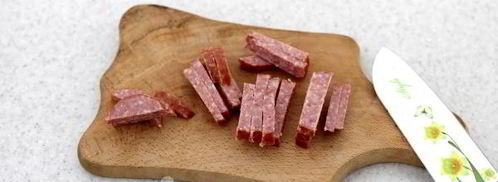 драники с колбасой. Шаг 5