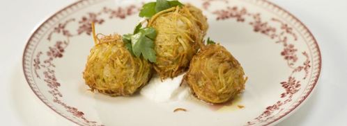 драники с мясной начинкой. Шаг 6