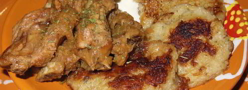 драники тушеные со свиными ребрышками. Шаг 8