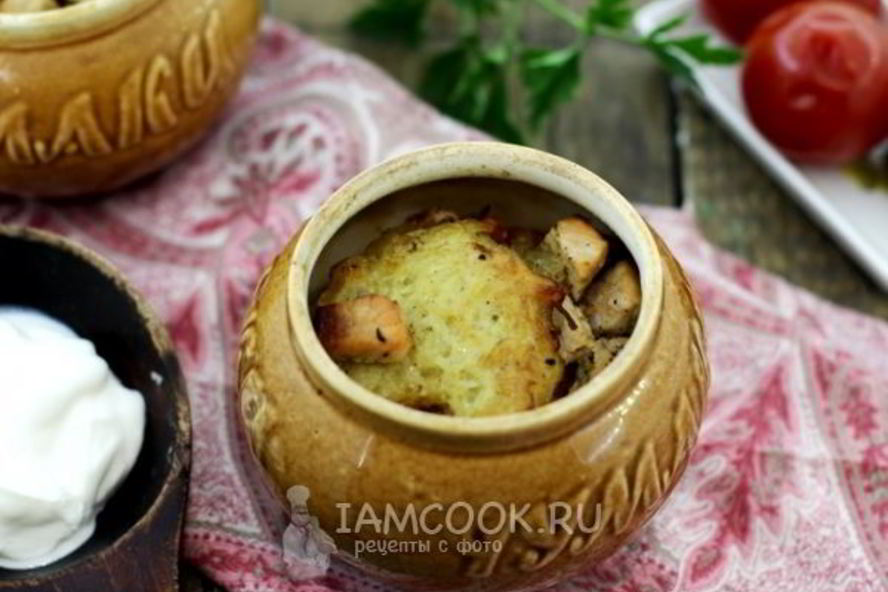 Рецепт драников в горшочке