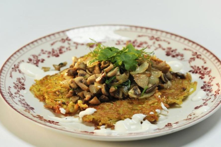 Рецепт картофельных драников с грибами