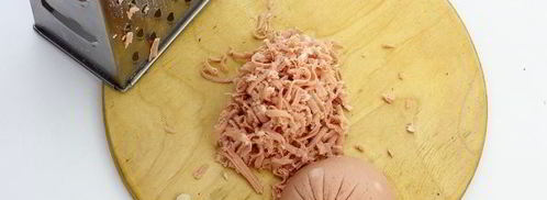 картофельные драники с колбасой и сыром. Шаг 4