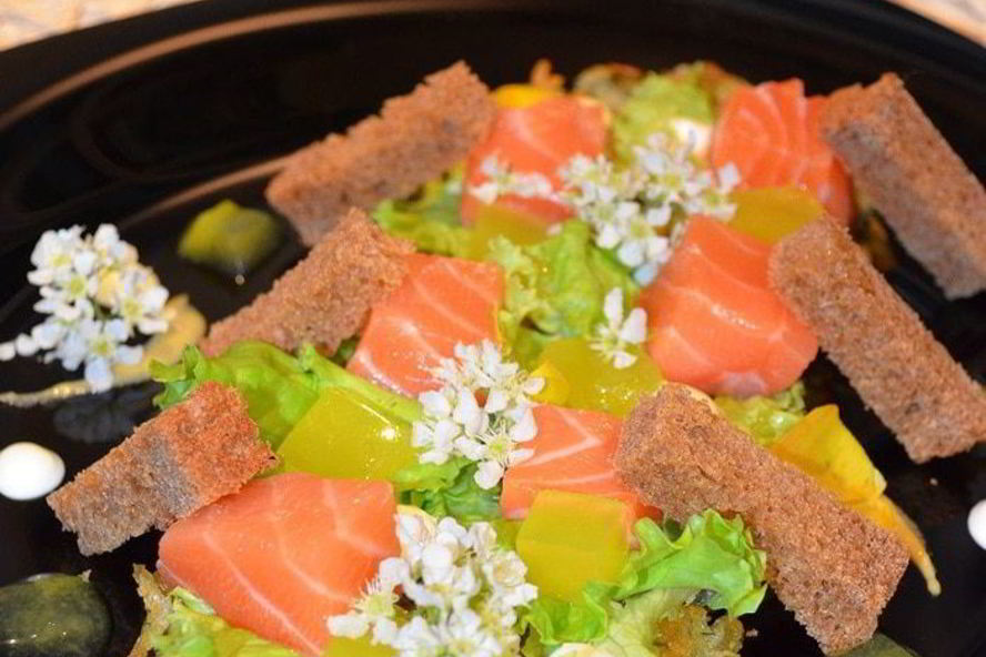 Рецепт лосося на картофельном дранике