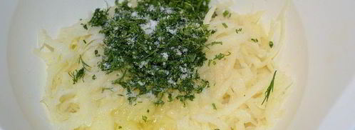 лосось на картофельном дранике. Шаг 4