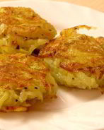 Постные драники с базиликом