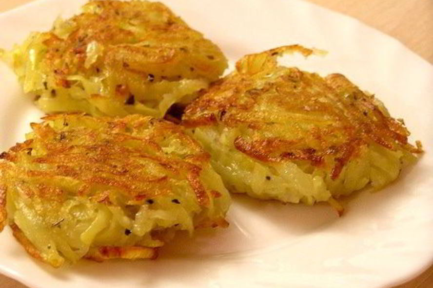 Рецепт постных драников с базиликом