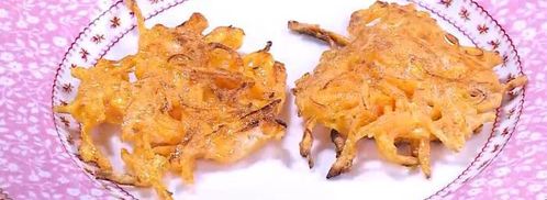 яйца с грибами на тыквенных драниках. Шаг 8