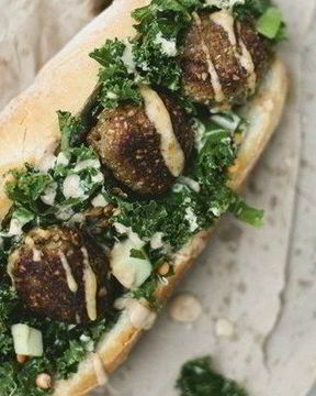 Баклажановые фрикадельки