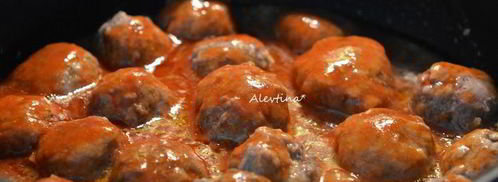 фрикадельки с медовым-острым соусом. Шаг 4