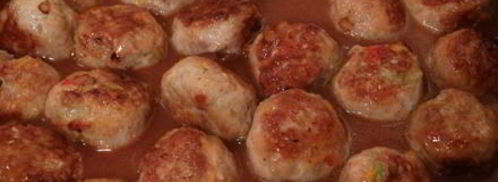 фрикадельки с овощами и кунжутом. Шаг 9