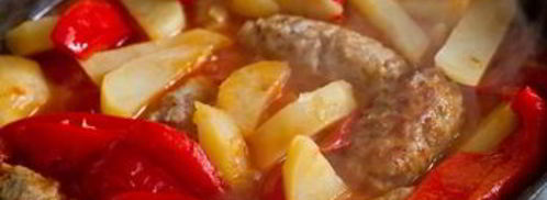 фрикадельки с овощами в томатном соусе. Шаг 9