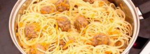 макароны с фрикадельками. Шаг 11