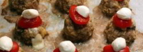 мясные фрикадельки с моцареллой. Шаг 7