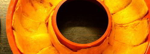 рисовая корона с тыквой и фрикадельками. Шаг 12