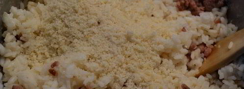 рисовая корона с тыквой и фрикадельками. Шаг 11